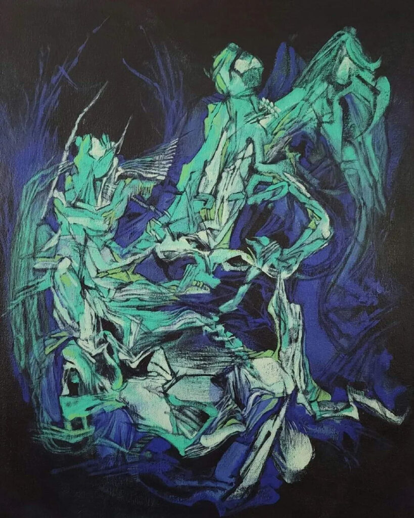 Ascent Of The Warrior 20x16 Ac Gw Canvas 819x1024